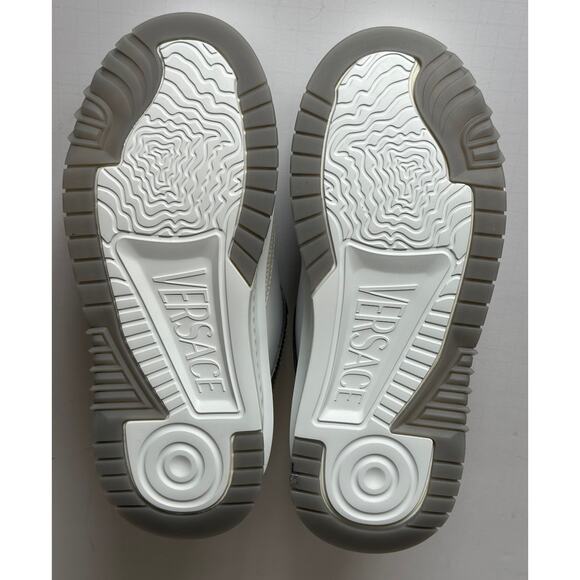 Versace Odissea Men’s Leather White/Gray Sneakers 8.5 US (41.5) 1015437 NIB $950 main image 4